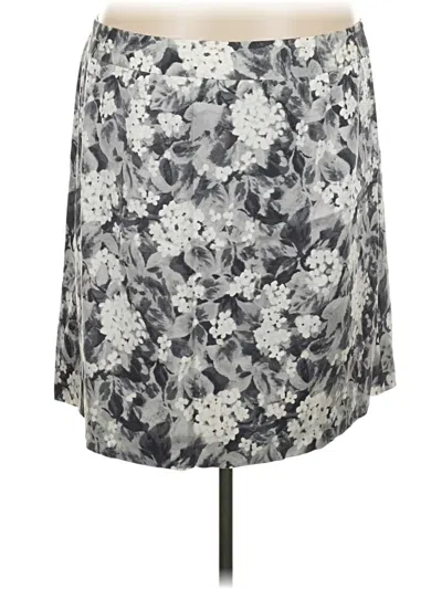 Pre-owned Talbots Casual Skirt In Gray
