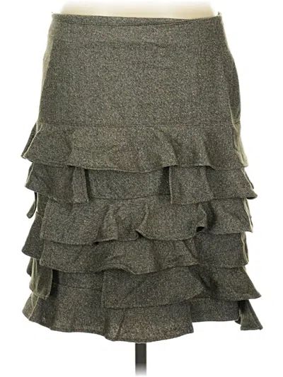 Pre-owned Talbots Casual Skirt In Gray