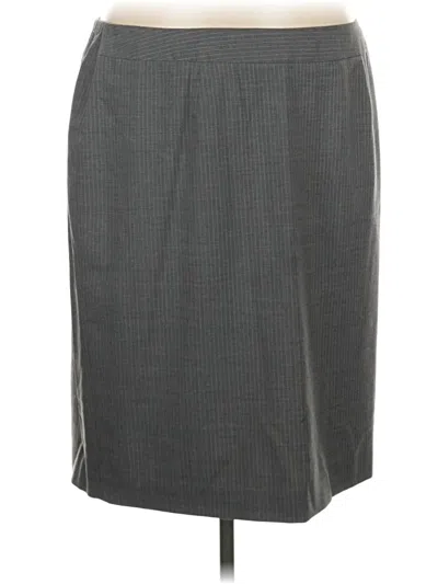 Pre-owned Talbots Casual Skirt In Gray