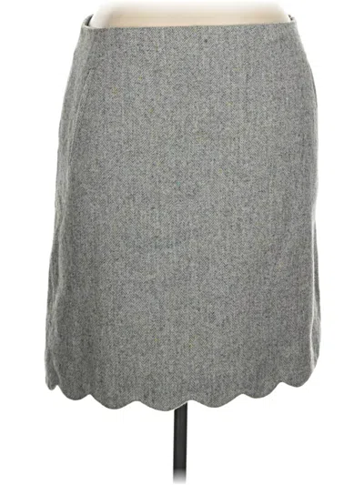 Pre-owned Talbots Casual Skirt In Gray