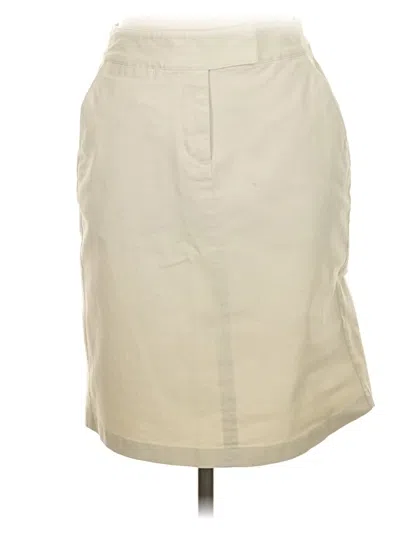 Pre-owned Talbots Casual Skirt In Ivory