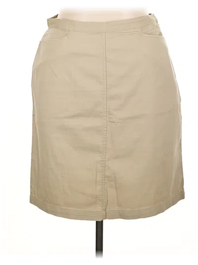Pre-owned Talbots Casual Skirt In Ivory