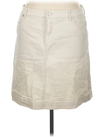 Pre-owned Talbots Casual Skirt In Ivory