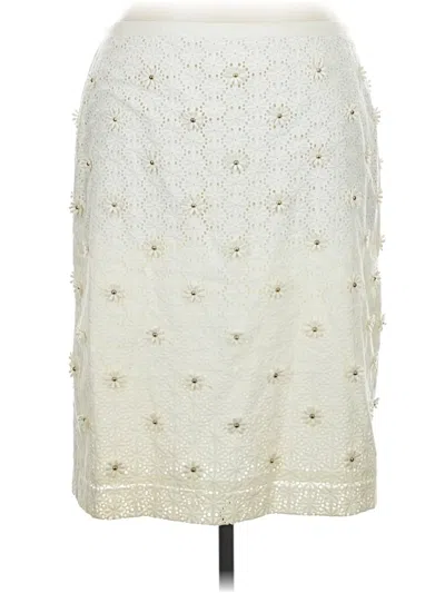 Pre-owned Talbots Casual Skirt In Ivory