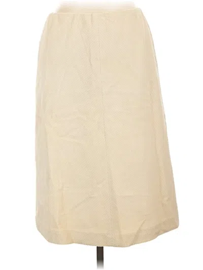 Pre-owned Talbots Casual Skirt In Ivory