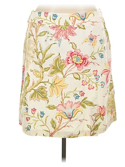 Pre-owned Talbots Casual Skirt In Ivory