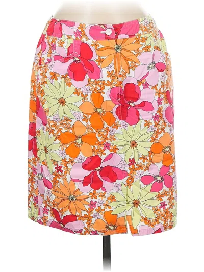 Pre-owned Talbots Casual Skirt In Orange