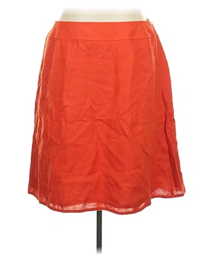 Pre-owned Talbots Casual Skirt In Orange