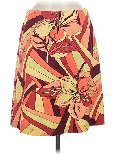 Pre-owned Talbots Casual Skirt In Orange