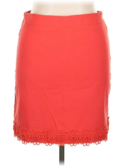 Pre-owned Talbots Casual Skirt In Orange
