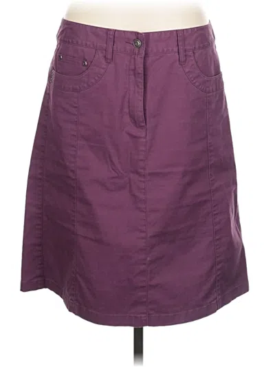 Pre-owned Talbots Casual Skirt In Purple
