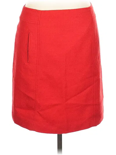 Pre-owned Talbots Casual Skirt In Red