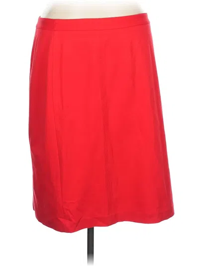 Pre-owned Talbots Casual Skirt In Red