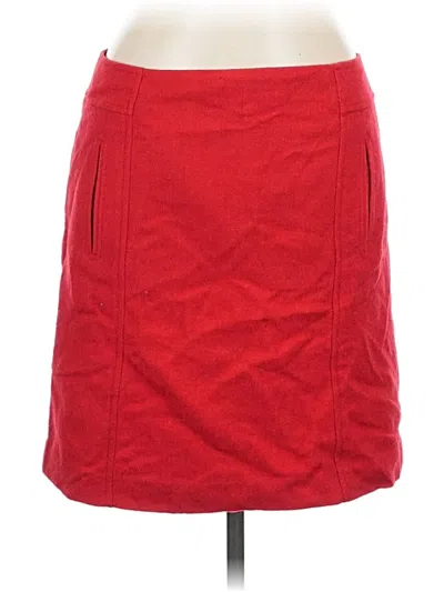 Pre-owned Talbots Casual Skirt In Red