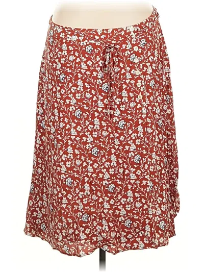 Pre-owned Talbots Casual Skirt In Red