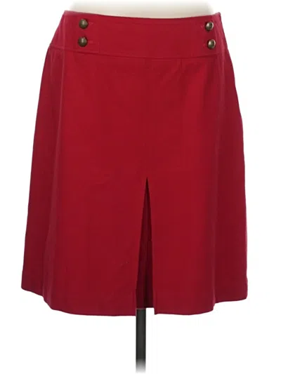 Pre-owned Talbots Casual Skirt In Red