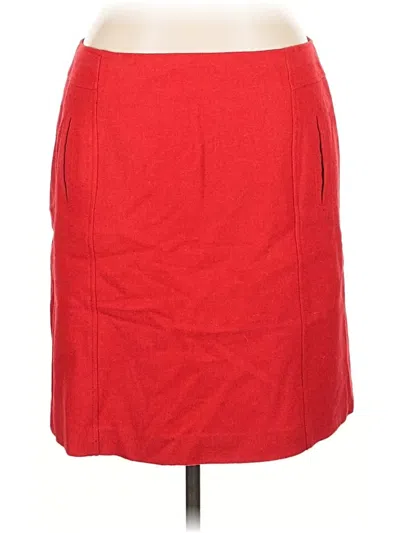 Pre-owned Talbots Casual Skirt In Red