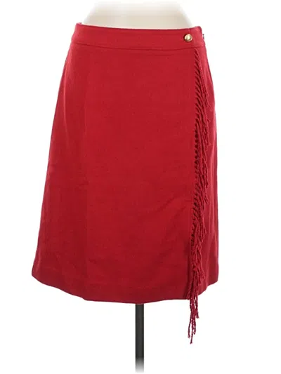 Pre-owned Talbots Casual Skirt In Red