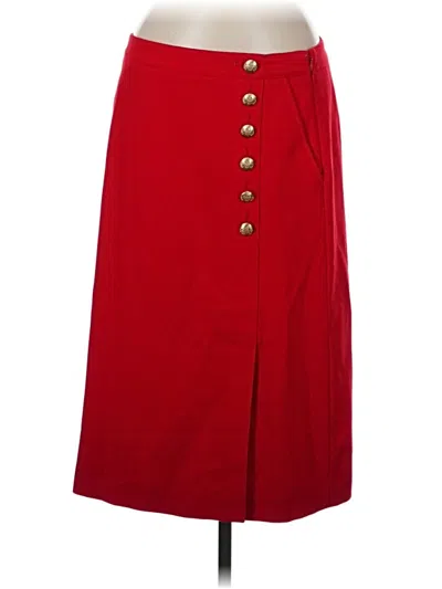 Pre-owned Talbots Casual Skirt In Red