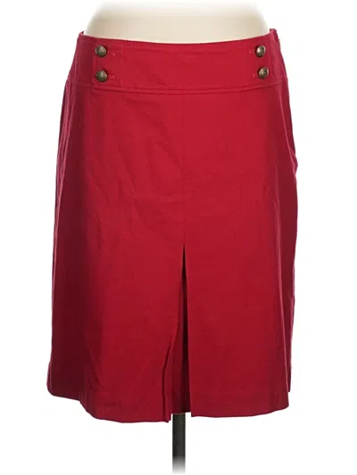 Pre-owned Talbots Casual Skirt In Red