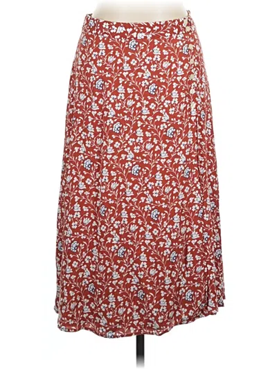Pre-owned Talbots Casual Skirt In Red