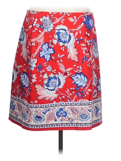 Pre-owned Talbots Casual Skirt In Red