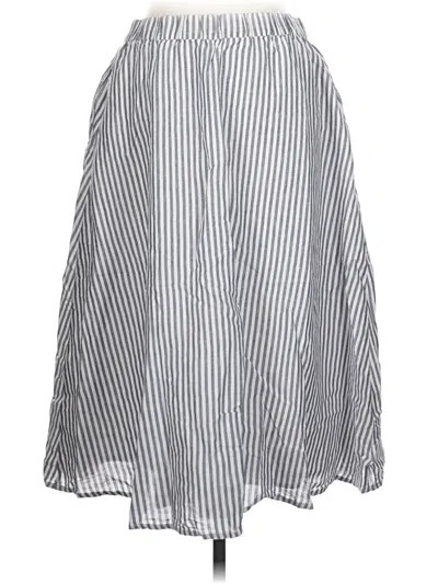 Pre-owned Talbots Casual Skirt In Silver