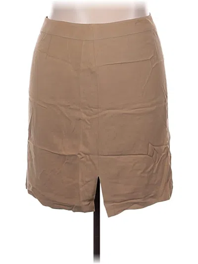 Pre-owned Talbots Casual Skirt In Tan