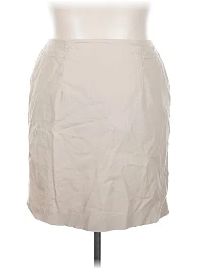 Pre-owned Talbots Casual Skirt In Tan