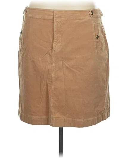 Pre-owned Talbots Casual Skirt In Tan