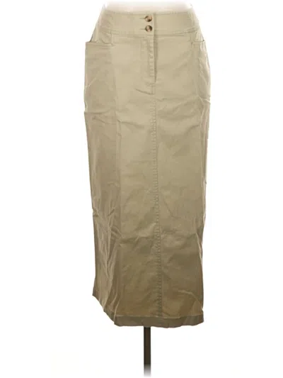 Pre-owned Talbots Casual Skirt In Tan