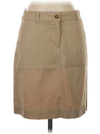 Pre-owned Talbots Casual Skirt In Tan