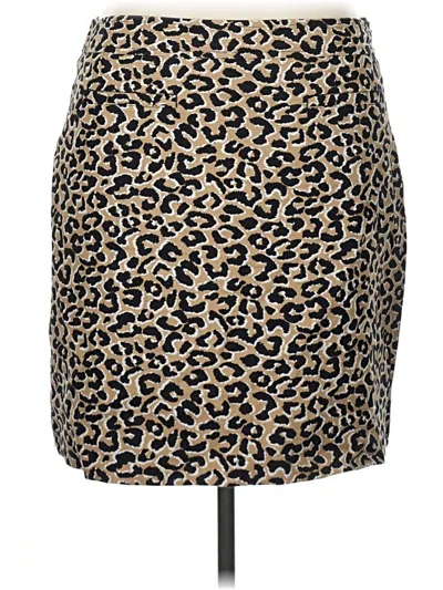 Pre-owned Talbots Casual Skirt In Tan