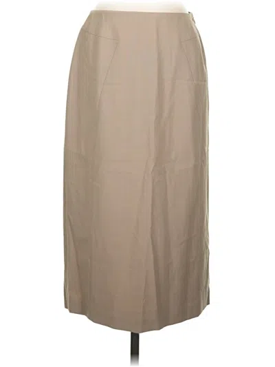 Pre-owned Talbots Casual Skirt In Tan