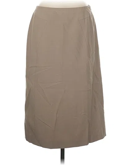 Pre-owned Talbots Casual Skirt In Tan