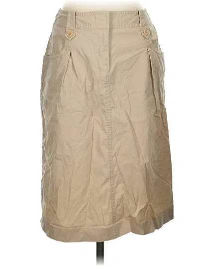 Pre-owned Talbots Casual Skirt In Tan