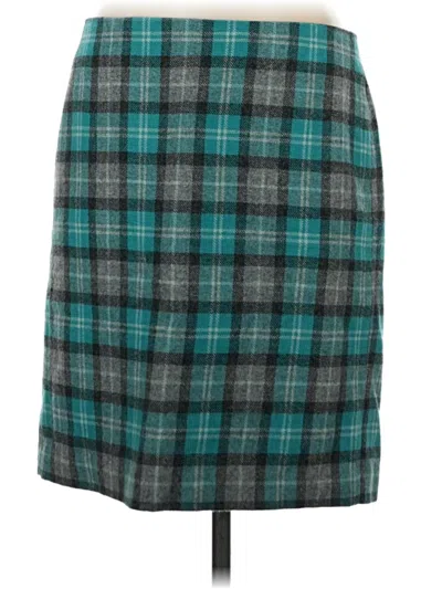 Pre-owned Talbots Casual Skirt In Teal