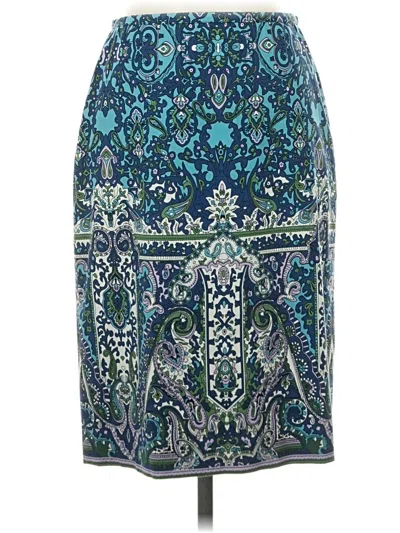 Pre-owned Talbots Casual Skirt In Teal