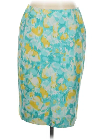 Pre-owned Talbots Casual Skirt In Teal