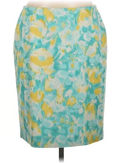 Pre-owned Talbots Casual Skirt In Teal