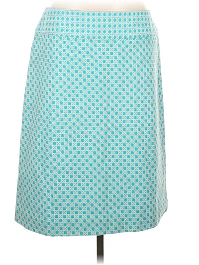 Pre-owned Talbots Casual Skirt In Teal