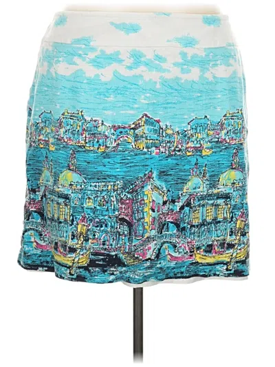 Pre-owned Talbots Casual Skirt In Teal
