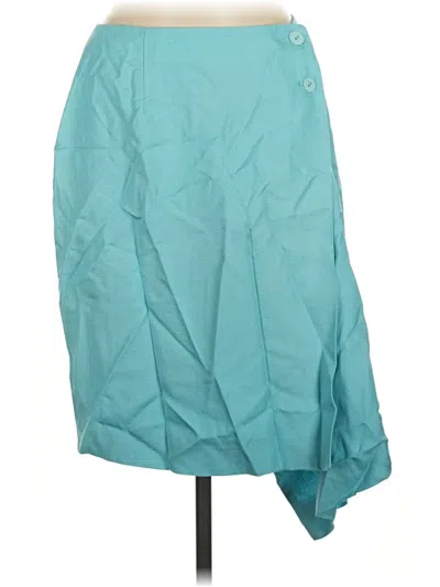Talbots Casual Skirt In Teal