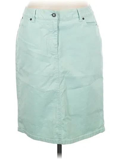 Pre-owned Talbots Casual Skirt In Teal