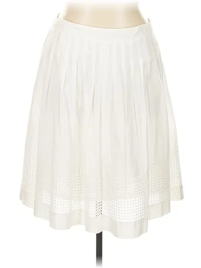 Pre-owned Talbots Casual Skirt In White
