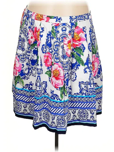 Pre-owned Talbots Casual Skirt In White