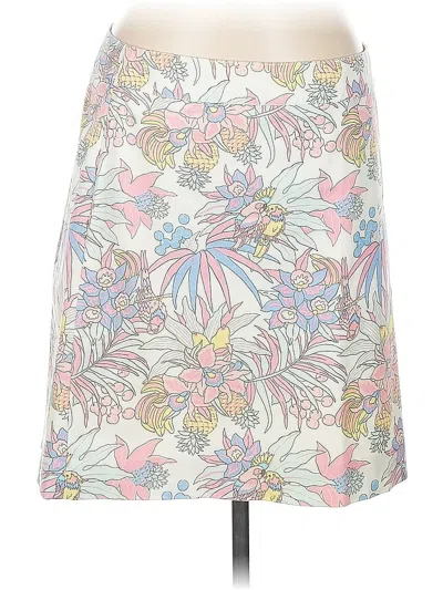 Pre-owned Talbots Casual Skirt In White