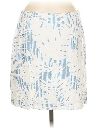 Pre-owned Talbots Casual Skirt In White