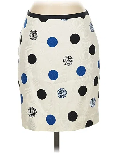 Pre-owned Talbots Casual Skirt In White