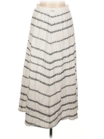 Pre-owned Talbots Casual Skirt In White